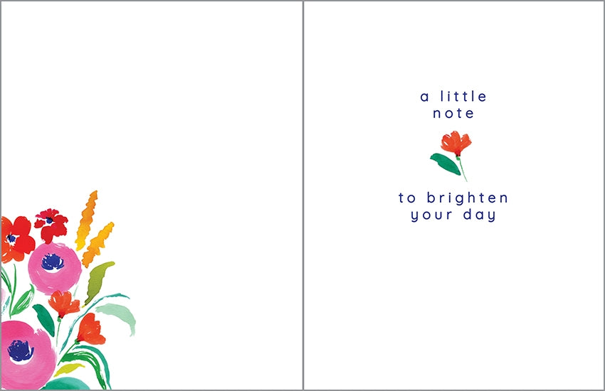 Gina B Designs Painterly Bloom Vase Greeting Card