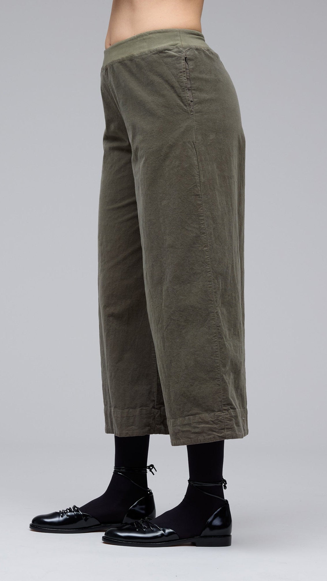 Cut Loose Mini Cord Crop Pant - Multiple Colors