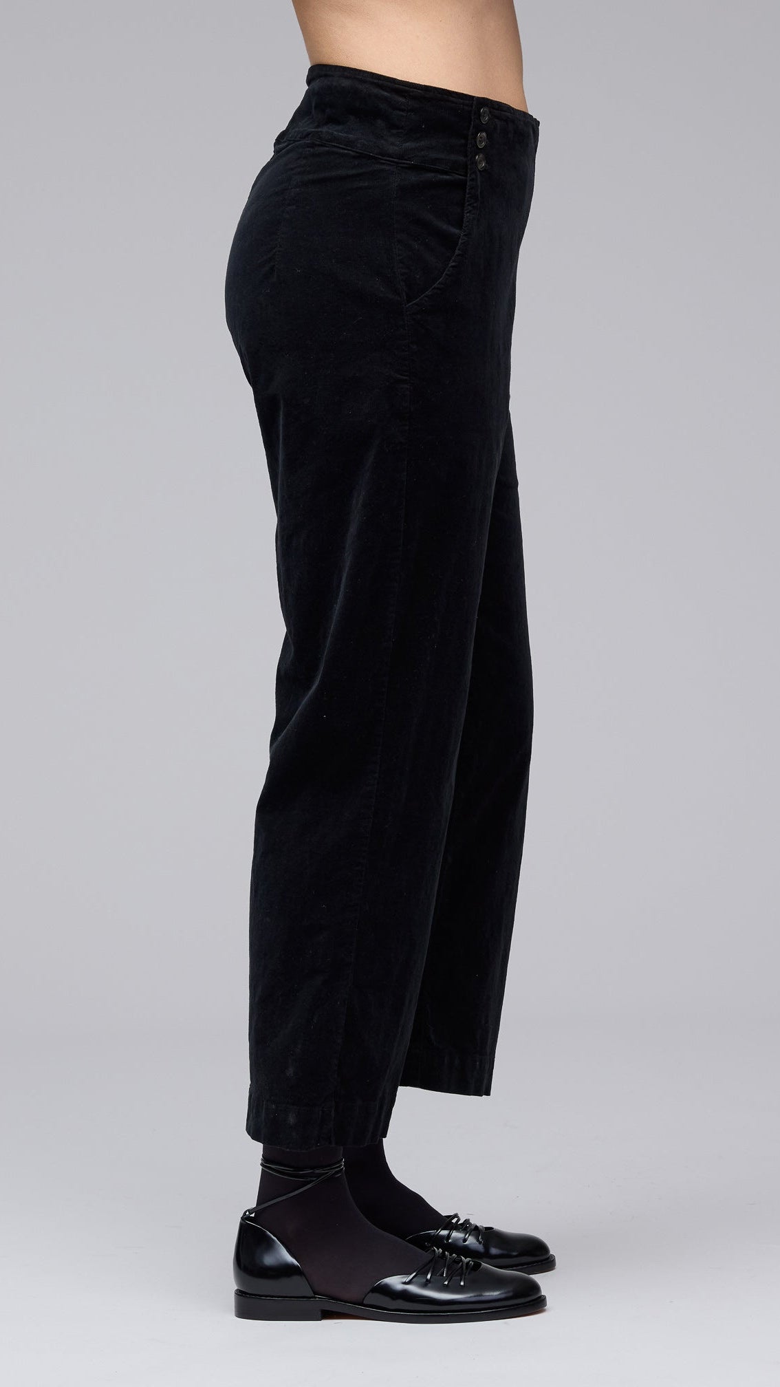 Cut Loose Mini Cord Button Trouser - Multiple Colors