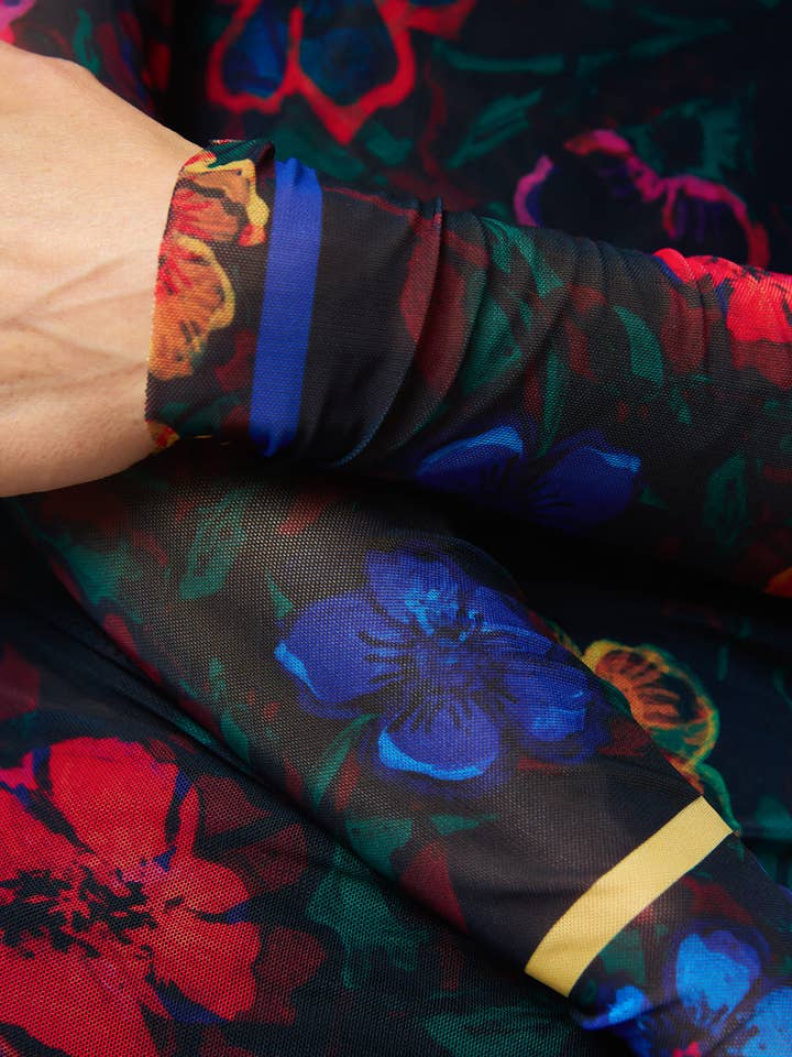 AMB Designs Tops AMB Designs Velvet Bloom Florence Double Sheet Top AMB Designs Velvet Bloom Florence Double Sheet Top