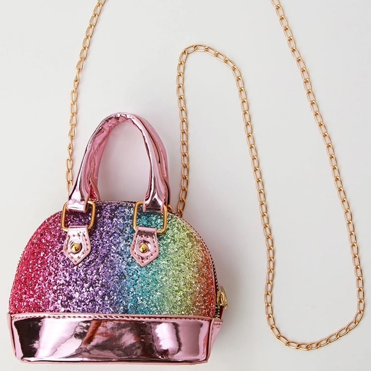 Sparkle Sisters Children's Accessories Sparkle Sisters Rainbow Glitter Mini Bag 41591006 Sparkle Sisters Rainbow Glitter Mini Bag