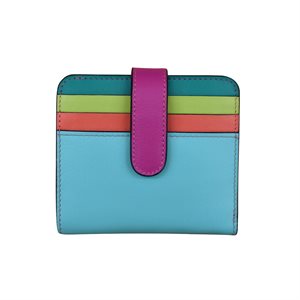 ili New York Small Bi-Fold Leather Wallet - Multiple Colors