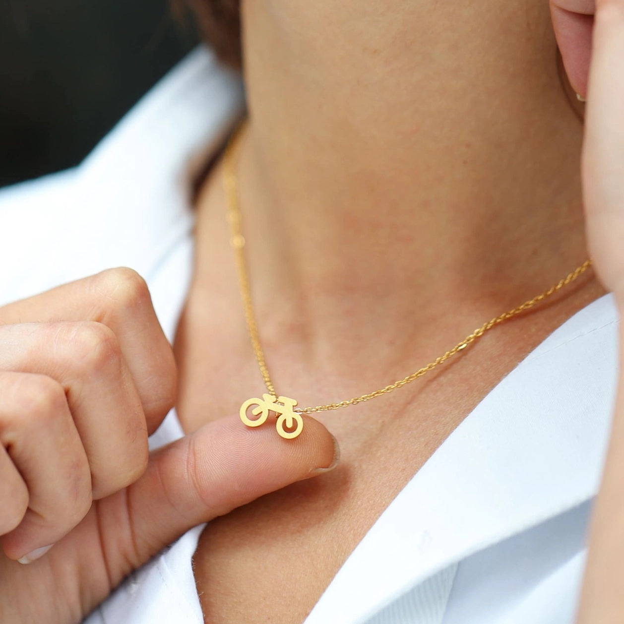 Studio Hop Little Bicycle Necklace - Multiple Colors