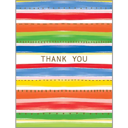Gina B Designs Thank You Bold Stripes Card