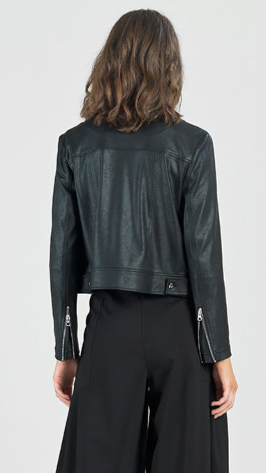 Clara Sunwoo Liquid Leather Moto Jacket