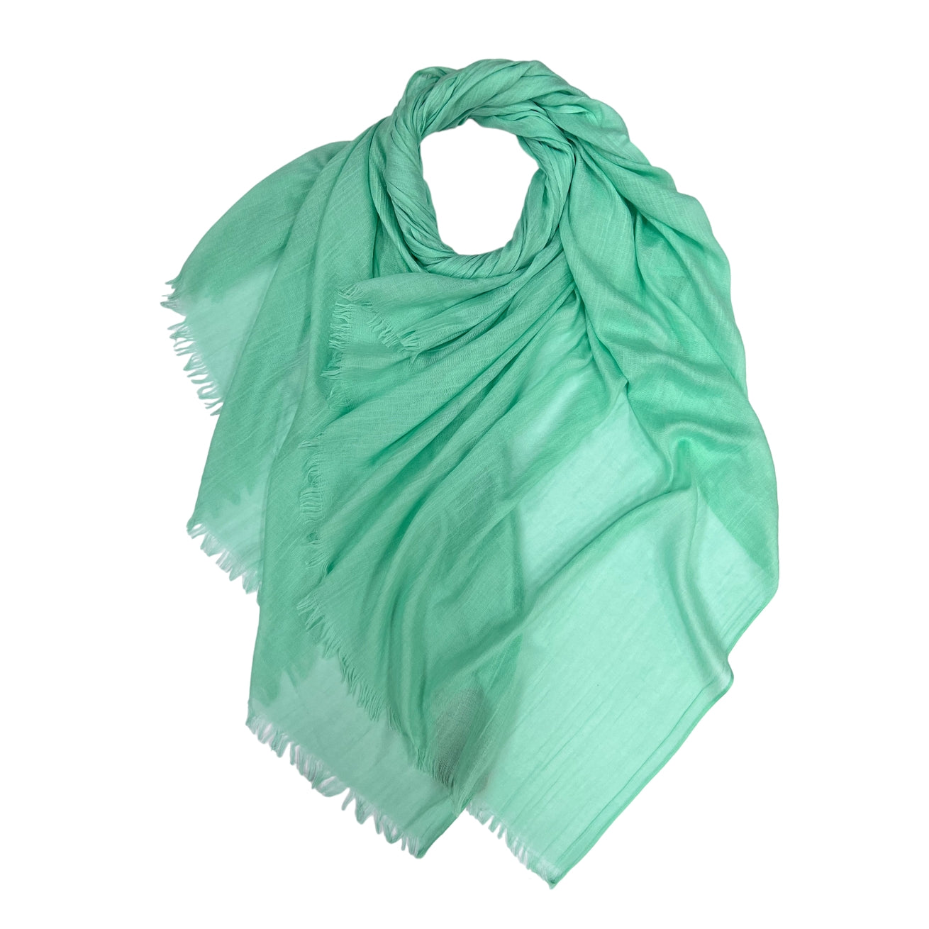 London Scarves Solid Fringe Lightweight Scarf - Multiple Colors