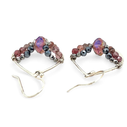 Art By Any Means Earrings Art By Any Means Crystal Heart Earrings 51952862 Art By Any Means Crystal Heart Earrings