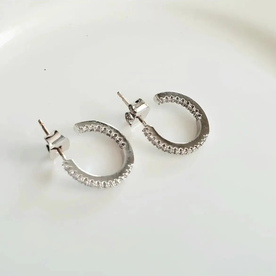 Betty Oh Jewelry Earrings Betty Oh Small CZ Hoop - Multiple Colors 81229022 Betty Oh Small CZ Hoop - Multiple Colors