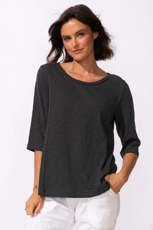 Escape by Habitat Tees Escape Cotton Slub Seamed Elbow Tee - Multiple Colors 47710174 Escape Cotton Slub Seamed Elbow Tee - Multiple Colors