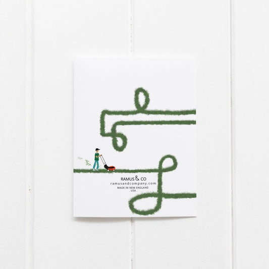 Ramus & Co. Cards Ramus & Co. Mower Greeting Card 94220766 Ramus & Co. Mower Greeting Card