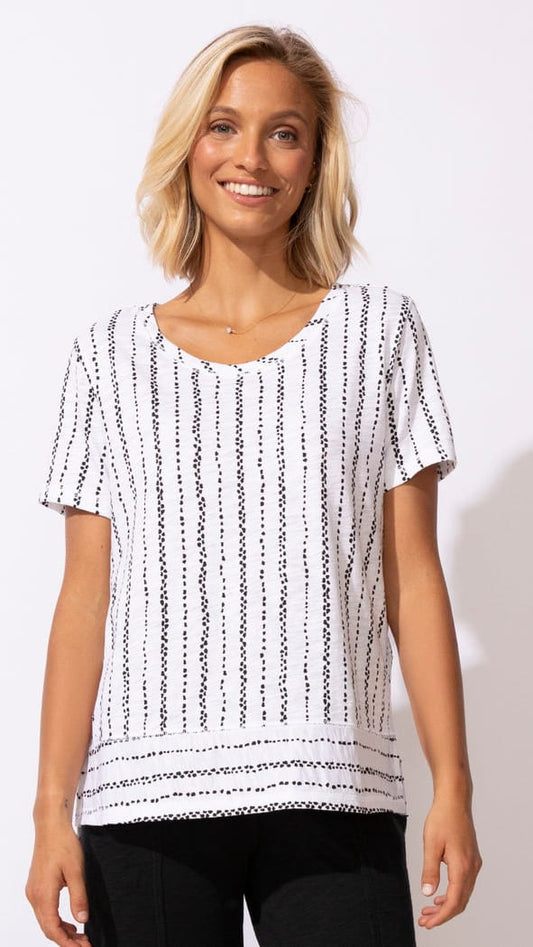 Escape by Habitat Tees Escape Driftwood Stripe Dockside Tee - Multiple Colors 97197790 Escape Driftwood Stripe Dockside Tee - Multiple Colors