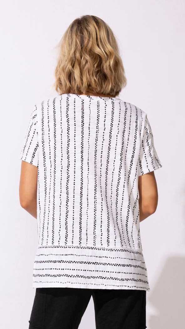 Escape Driftwood Stripe Dockside Tee - Multiple Colors