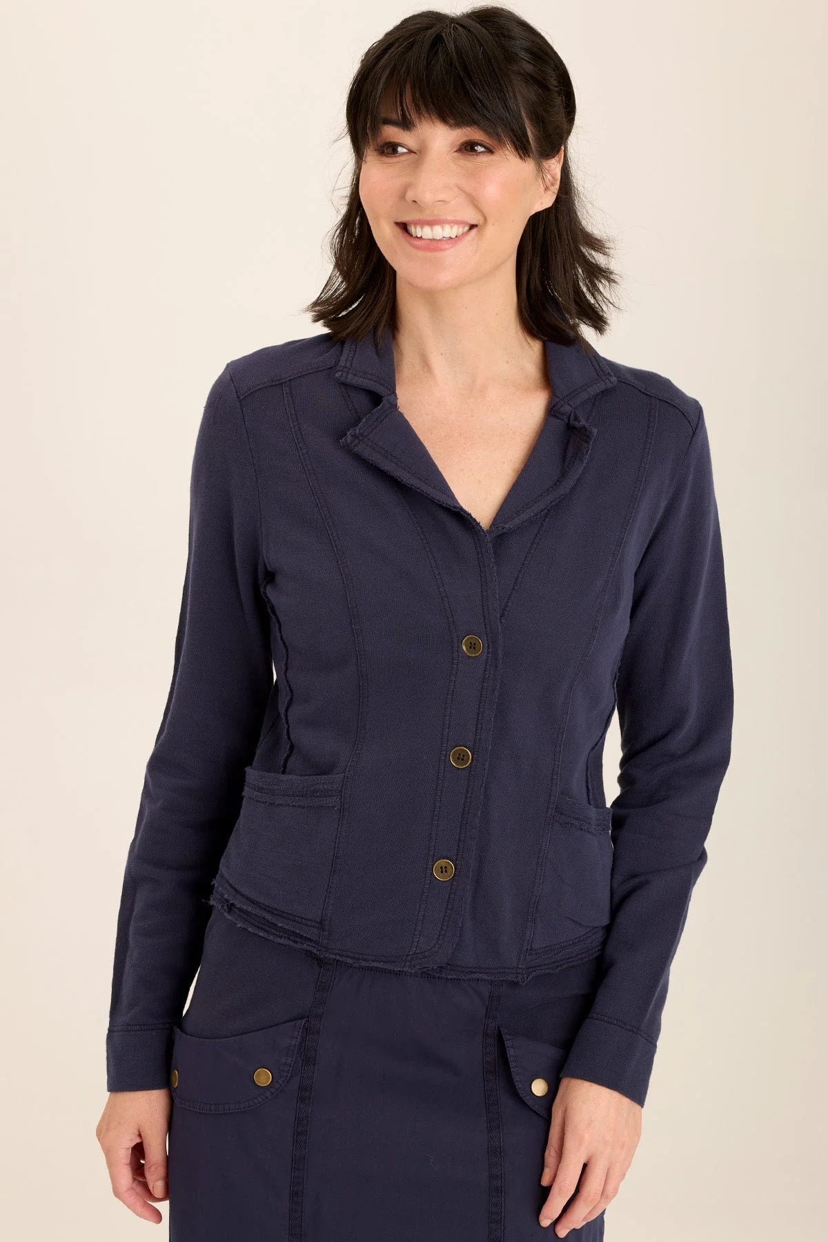 Wearables French Terry Damia Blazer - Multiple Colors
