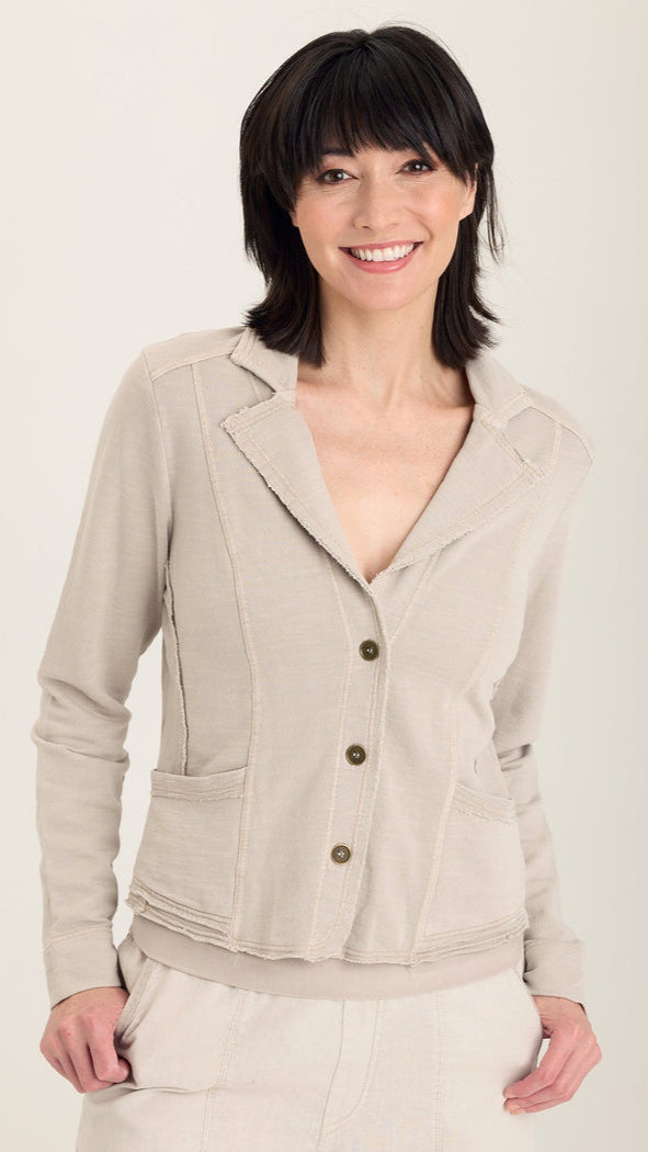 Wearables French Terry Damia Blazer - Multiple Colors