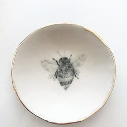 Michelle Barrett Ceramics Dishes Bee Ring Dish 64905694 Bee Ring Dish