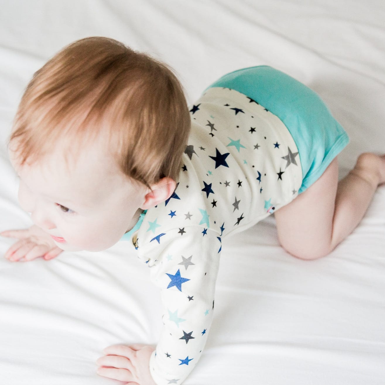 Babysoy Children's Clothing Babysoy Star Long Sleeve Bodysuit Babysoy Star Long Sleeve Bodysuit