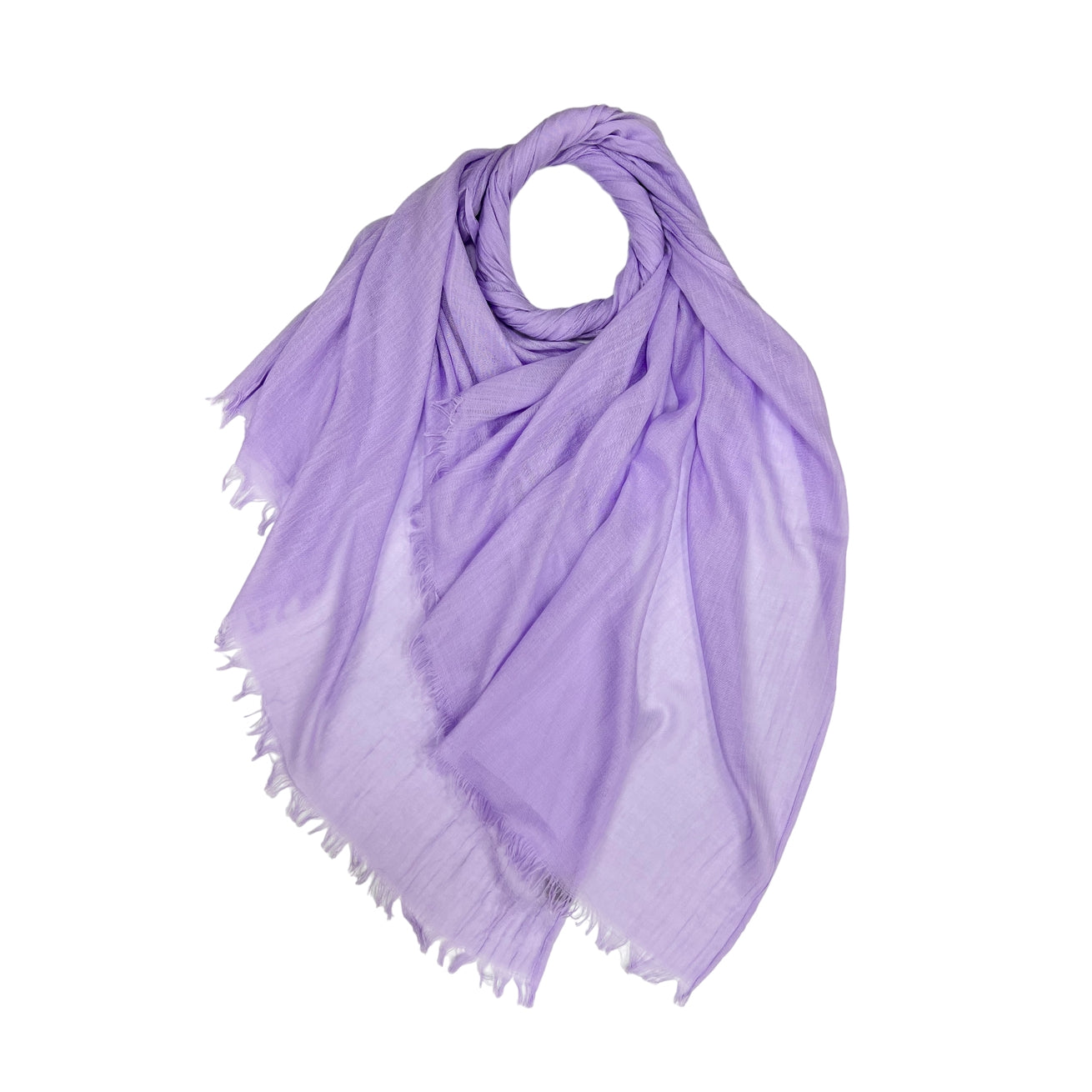 London Scarves Solid Fringe Lightweight Scarf - Multiple Colors