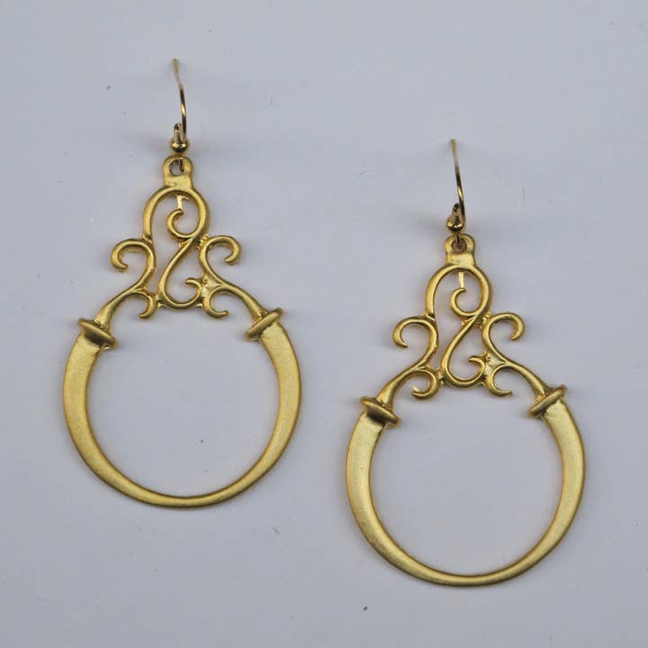 Volare Earrings Volare Turkish Gold Plated Earrings - #52140G 37553374 Volare Turkish Gold Plated Earrings - #52140G