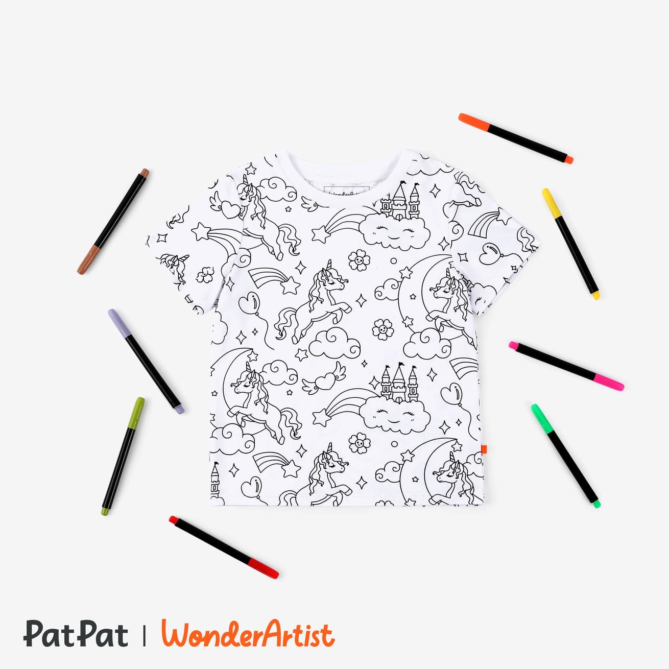 PatPat Children's Clothing PatPat Coloring Tee PatPat Coloring Tee
