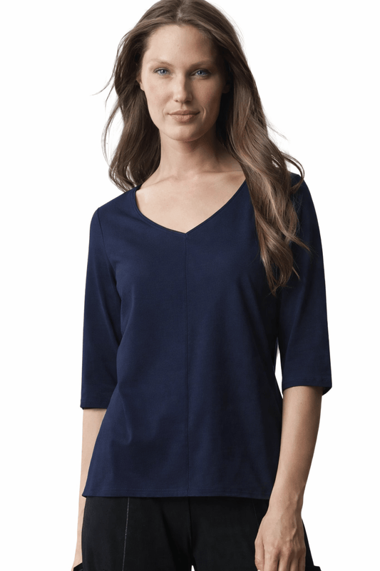 Olivia by Habitat Tees Olivia by Habitat Essential Knit Elbow Sleeve Tee - Multiple Colors 89843678 Olivia by Habitat Essential Knit Elbow Sleeve Tee - Multiple Colors