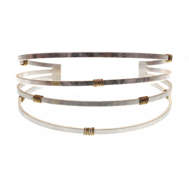 Kole Design Bracelets Kole Design Flat Wire Cuff Bracelet 13361886 Kole Design Flat Wire Cuff Bracelet