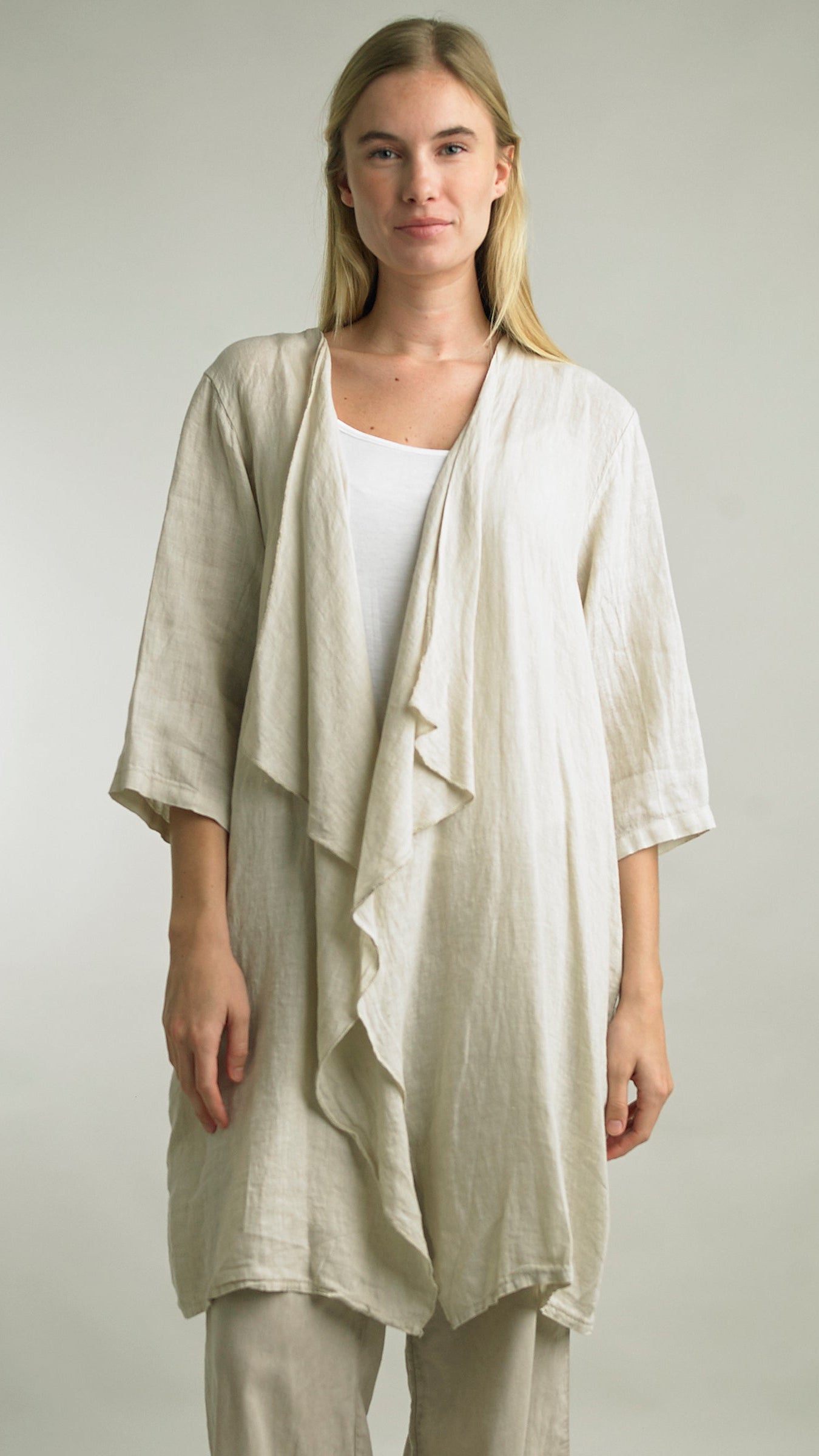 Tempo Paris Linen Duster - Multiple Colors