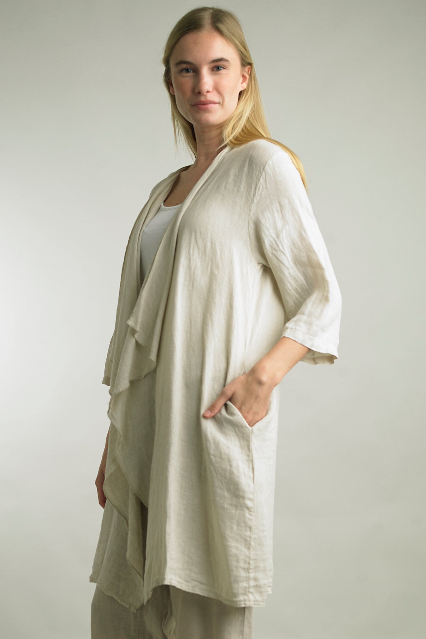 Tempo Paris Linen Duster - Multiple Colors