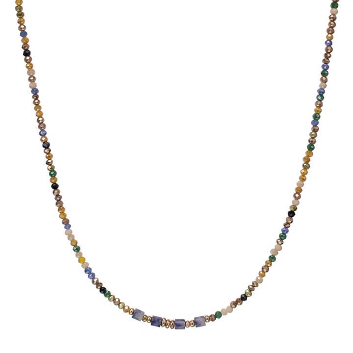 Kole Design Necklaces Kole Design Crystal and Bead Necklace - Multiple Colors 80143070 Kole Design Crystal and Bead Necklace - Multiple Colors