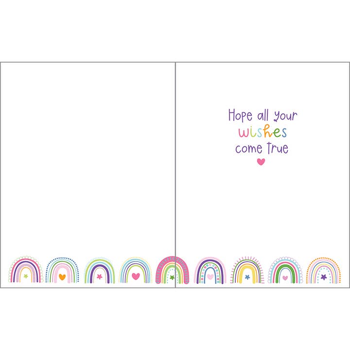 Gina B Designs Rainbows Birthday Card