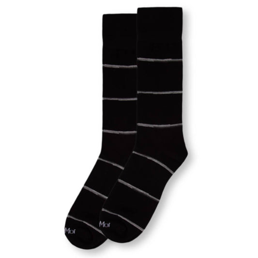 MeMoi Men's Socks MeMoi Men's Spacedye Stripe Bamboo Dress Crew Socks 13714398 MeMoi Men's Spacedye Stripe Bamboo Dress Crew Socks