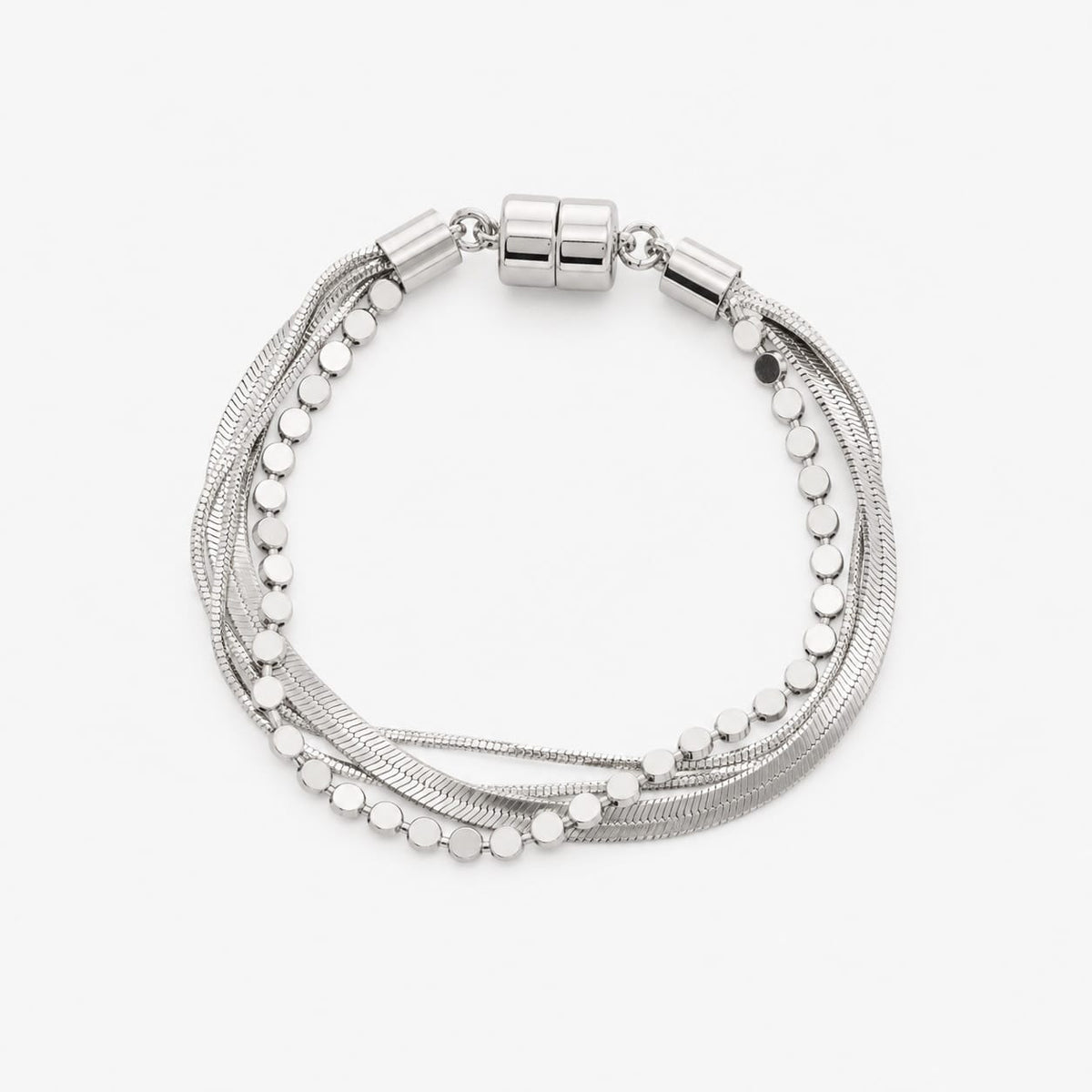 Joy Susan Bracelets Multi Chain Bracelet - Multiple Metals Multi Chain Bracelet - Multiple Metals