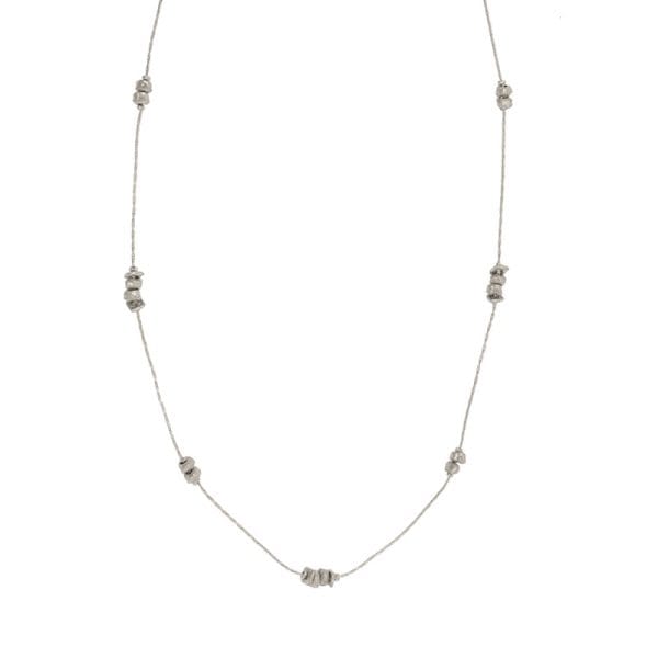 Joy Susan Necklaces Spaced Chiseled Bead Adjustable Necklace - Multiple Colors 50747870 Spaced Chiseled Bead Adjustable Necklace - Multiple Colors