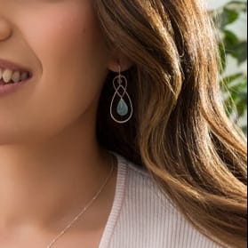 Laura J Designs Earrings Laura J Designs Chalcedony Waves Earrings 35795166 Laura J Designs Chalcedony Waves Earrings
