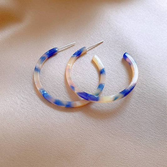 ACCITY Earrings Tortoise Hoop Earrings - Multiple Colors Tortoise Hoop Earrings - Multiple Colors