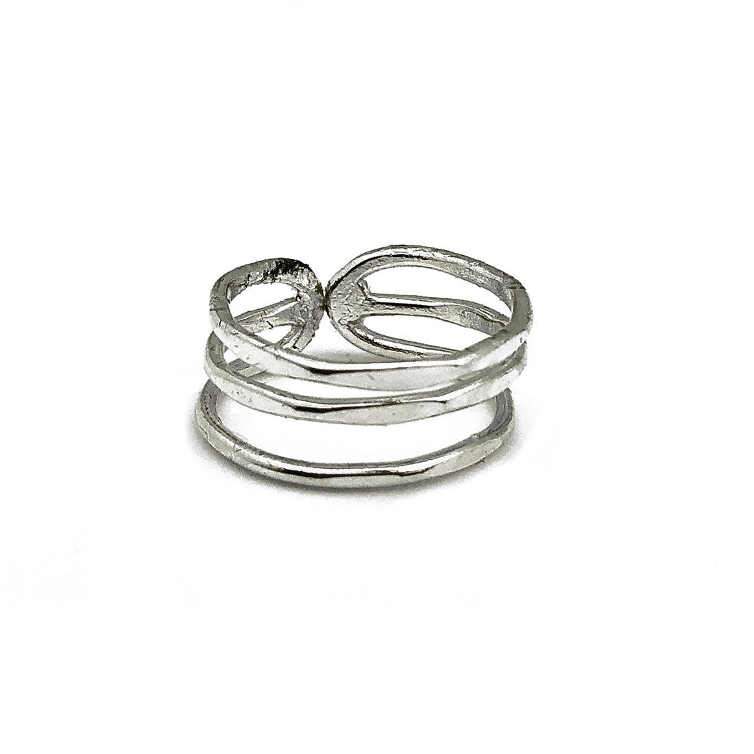 Anju Jewelry Silver Textured Ring