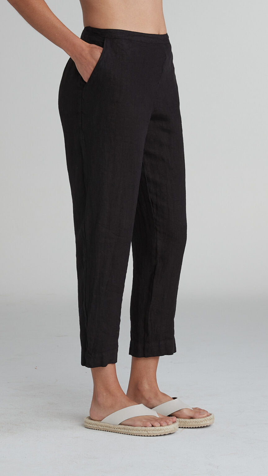 Cut Loose Linen Audrey Pocket Pant