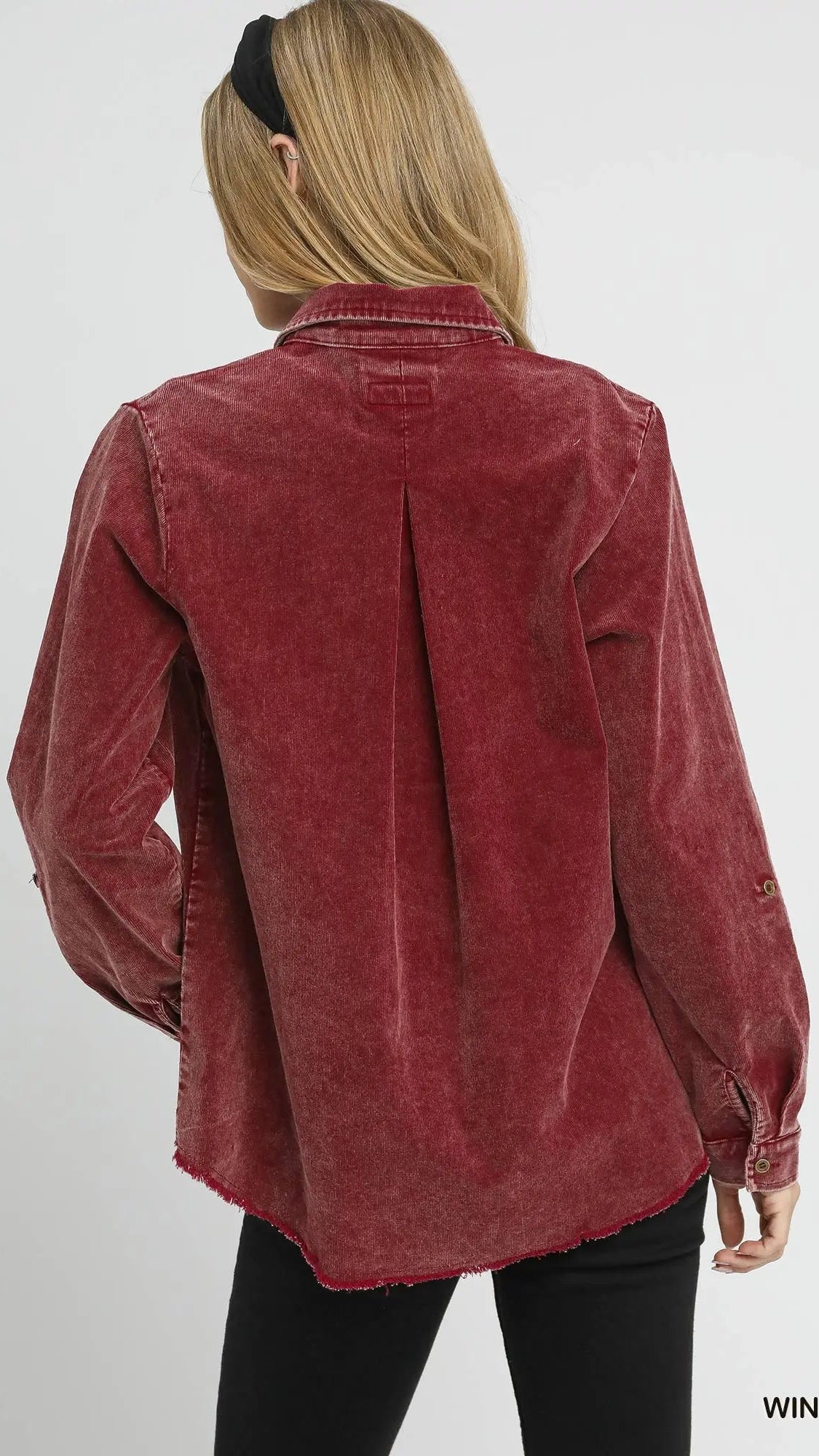 Umgee Stone Wash Shirt Top