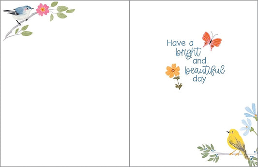 Gina B Designs Cards Gina B Designs Songbirds & Flowers Birthday Card 29227998 Gina B Designs Songbirds & Flowers Birthday Card