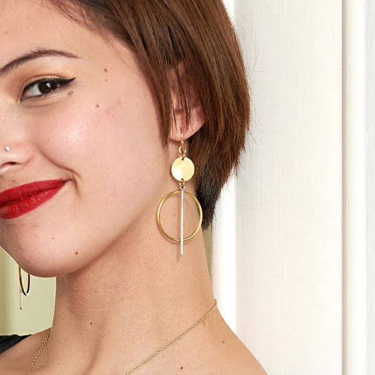 World Finds Earrings World Finds Open Pendulum Earrings 06181854 World Finds Open Pendulum Earrings