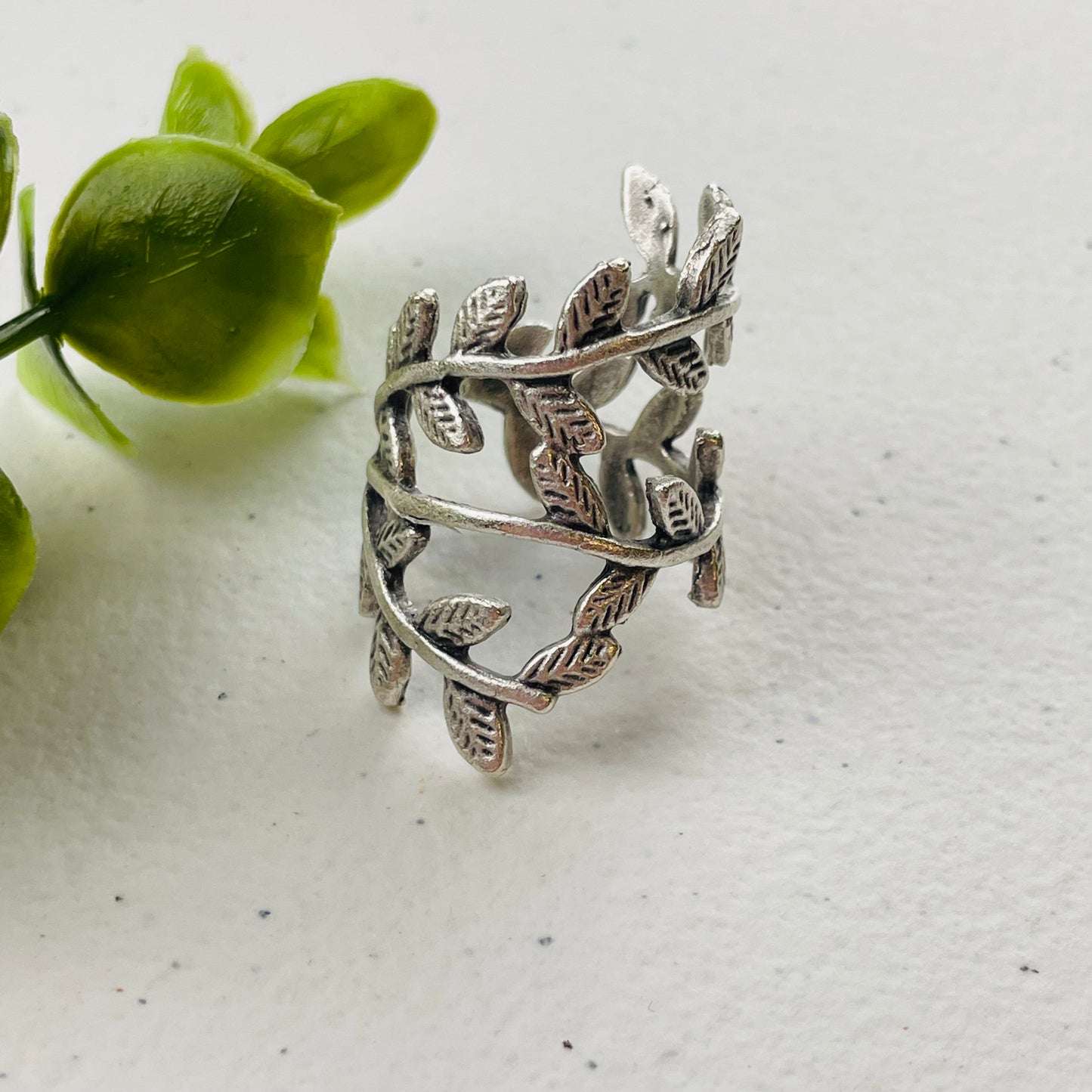 Volare Turkish Silver Adjustable Ring - #4BR33S