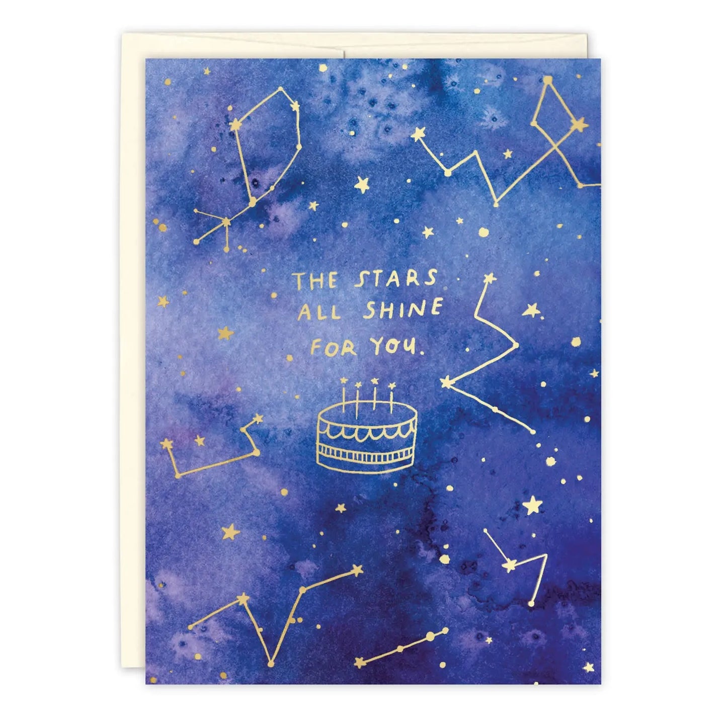 Stars Shine For You Birthday Card