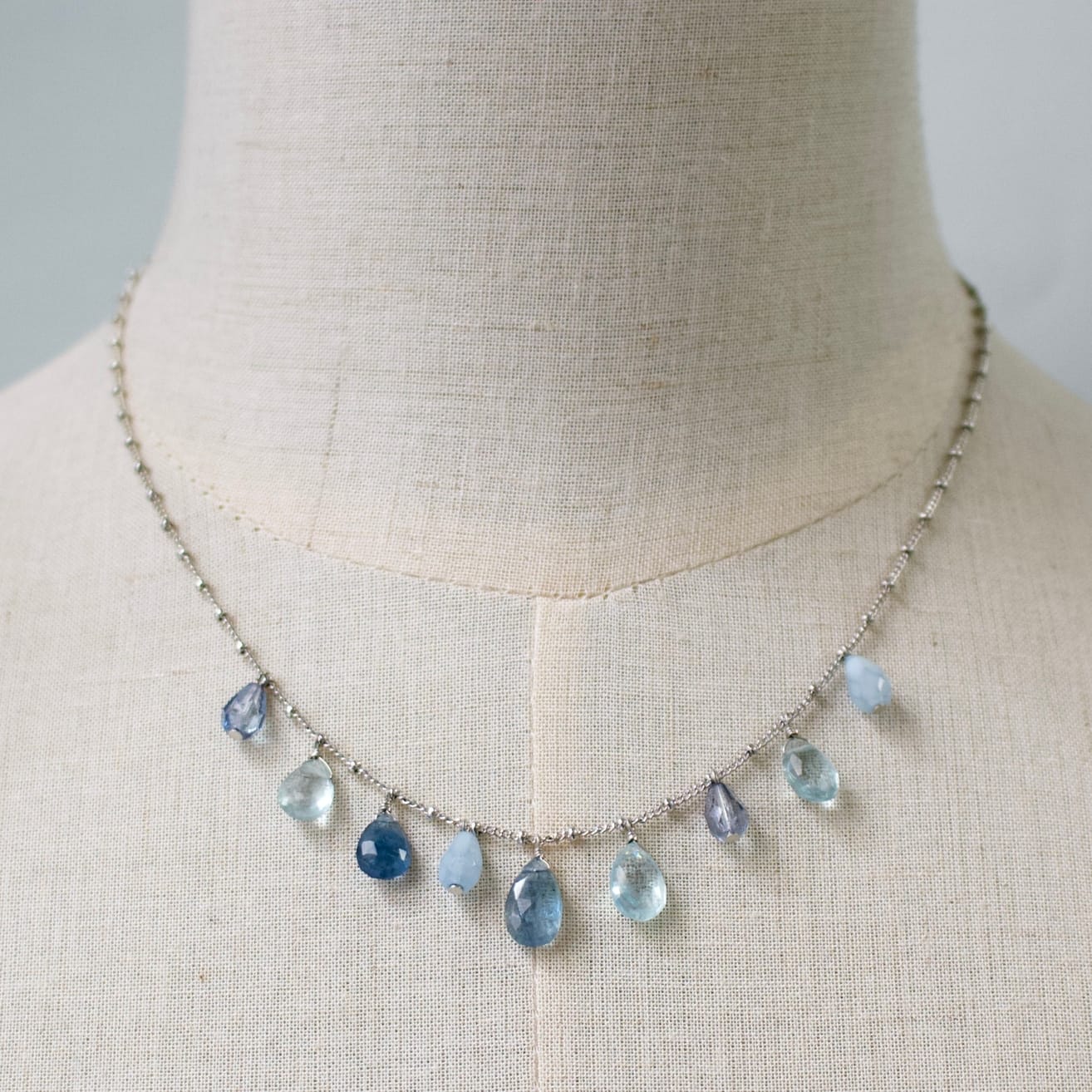 A.V. Max Necklaces A.V. Max Dainty Semi Drops Necklace - Multiple Colors 75170014 A.V. Max Dainty Semi Drops Necklace - Multiple Colors