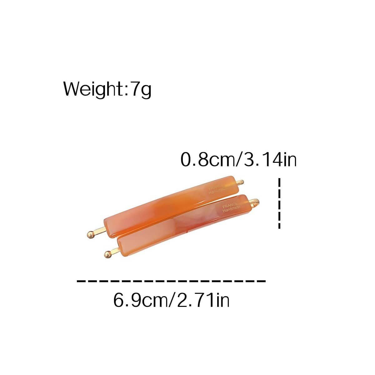 ACCITY Hair Clip Side Bang Clip Hair Pin - Multiple Colors Side Bang Clip Hair Pin - Multiple Colors