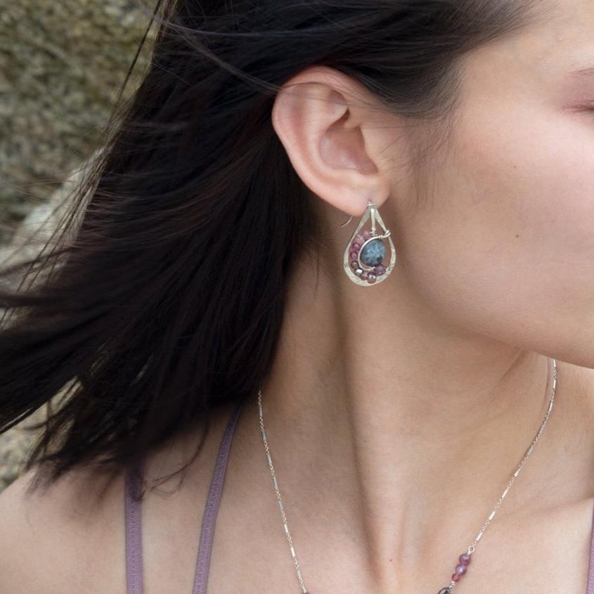 Art By Any Means Echinacea Flower Post Earrings