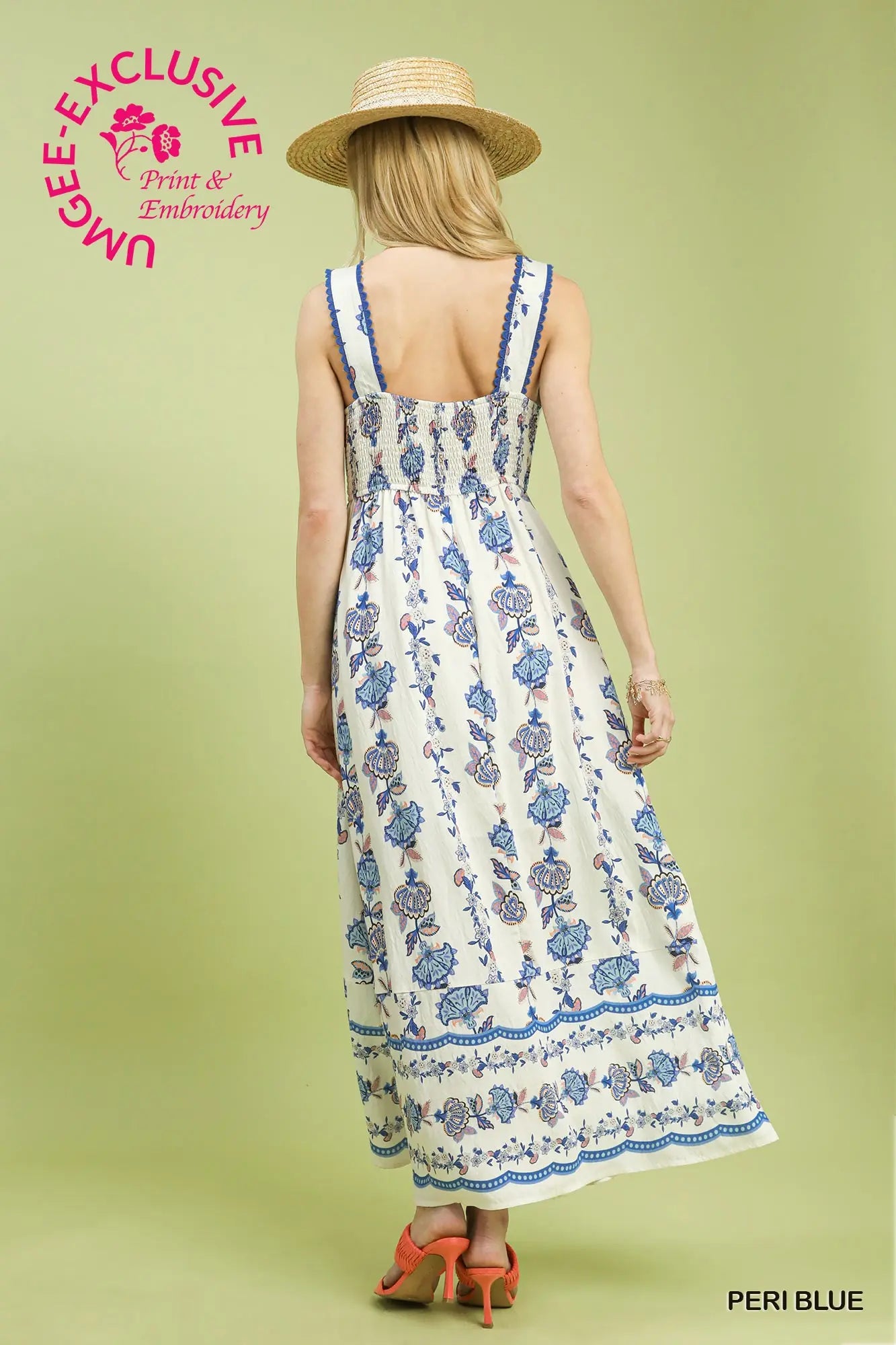 Umgee Dresses Umgee Lace Trim Sun Dress Umgee Lace Trim Sun Dress