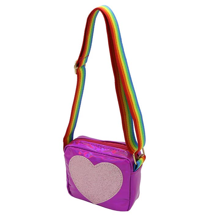 Sparkle Sisters Children's Accessories Sparkle Sisters Girls Heart Crossbody Purse - Multiple Colors 39905758 Sparkle Sisters Girls Heart Crossbody Purse - Multiple Colors