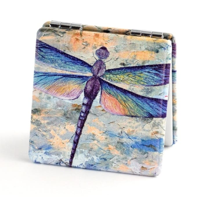 Value Arts Compact Mirrors Value Arts Dragonfly Travel Compact Mirror 19789022 Value Arts Dragonfly Travel Compact Mirror
