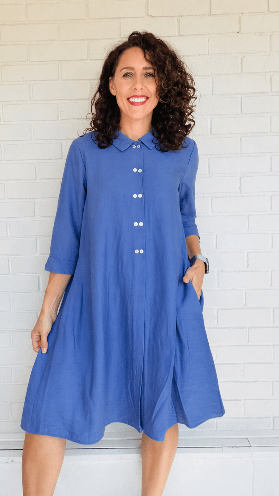 Niche Dresses Niche Rayon Twin Button Dress Niche Rayon Twin Button Dress