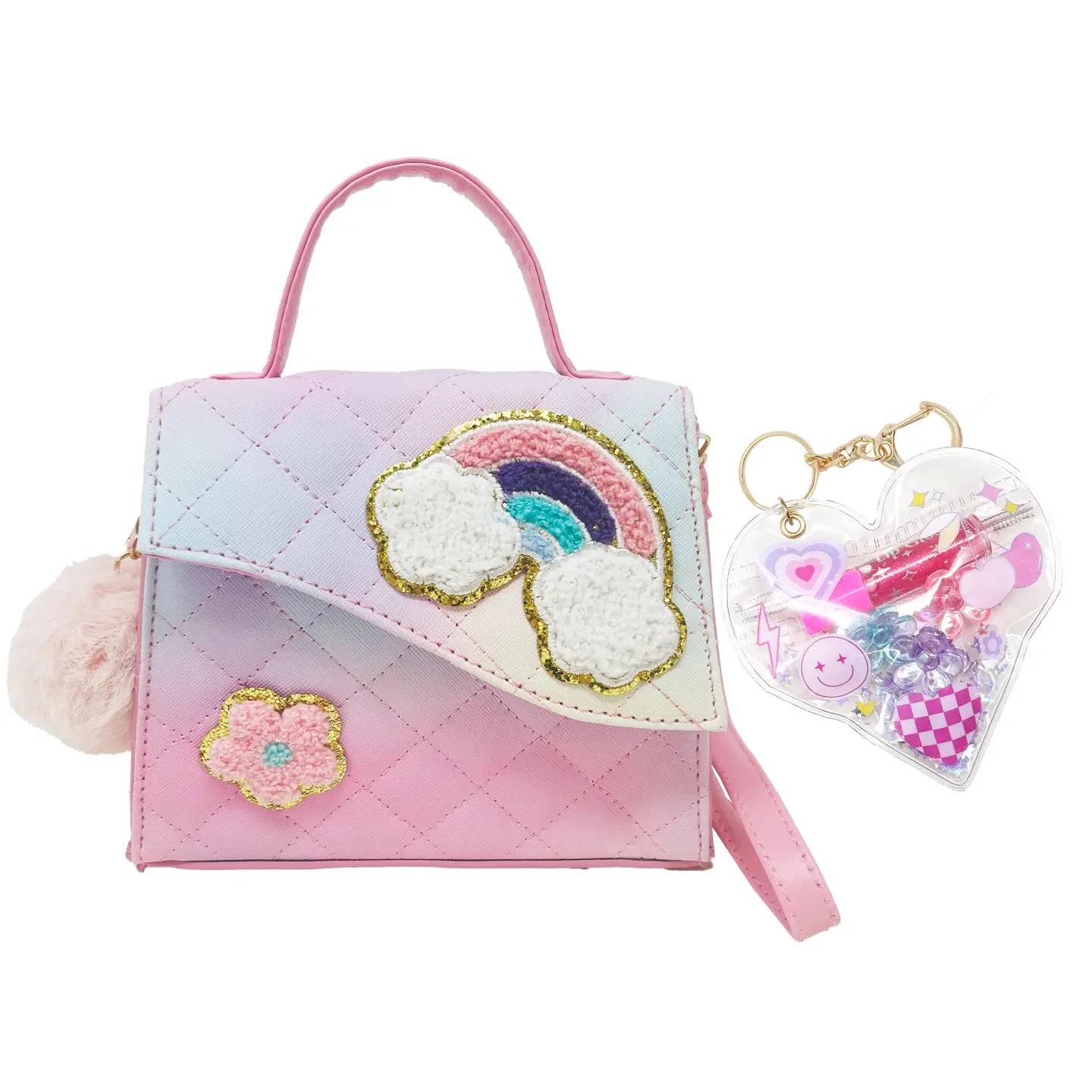 Hot Focus Children's Accessories Rainbow Crossbody Handbag 20906462 Rainbow Crossbody Handbag