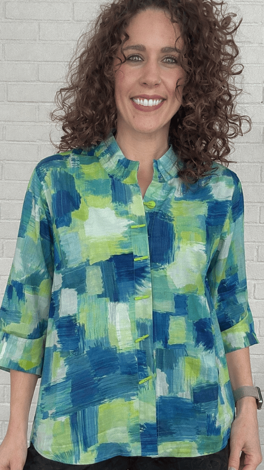 Shana Apparel Blouses Shana Apparel Piano Button Shirt - Multiple Colors 10663646 Shana Apparel Piano Button Shirt - Multiple Colors